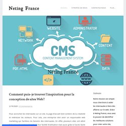 Comment puis-je trouver l'inspiration pour la conception de sites Web? - Neting France