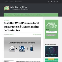 Comment installer Wordpress en local avec Instant Wordpress