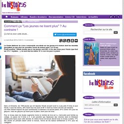 Etude du CNL juin 2016:Comment ça "Les jeunes ne lisent plus" ? Au contraire !