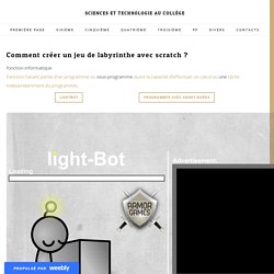Comment créer un jeu de labyrinthe avec scratch ?