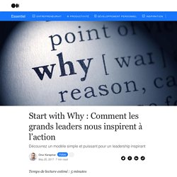 Start with Why : Comment les grands leaders nous inspirent à l’action