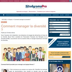 Comment manager la diversité ? - Emploi - Studyrama Pro
