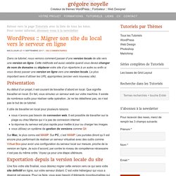 Comment migrer son site WordPress pas à pas