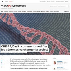 CRISPR-Cas9 : comment modifier les génomes va changer la société