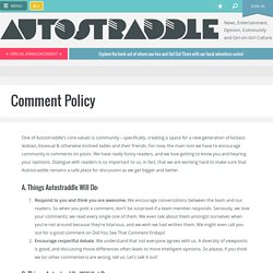 Comment Policy