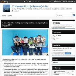 Comment prendre en compte les pratiques adolescentes (aussi) dans l’espace CDI ?