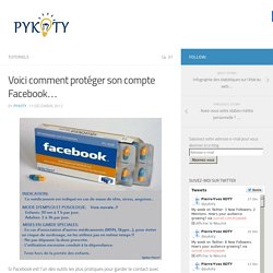 Voici comment protéger son compte Facebook… – www.pykoty.com