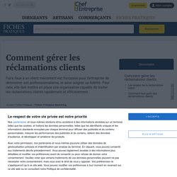 Comment gérer les réclamations clients