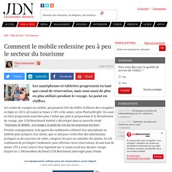 Comment le mobile redessine peu à peu le secteur du tourisme