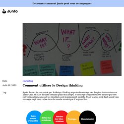 Comment utiliser le Design thinking