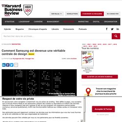 Comment Samsung est devenue une véritable centrale de design
