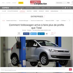 Comment Volkswagen arrive à faire plus de profits que Total - Lexpansion.com