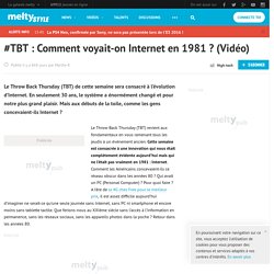 #TBT : Comment voyait-on Internet en 1981 ? (Vidéo)