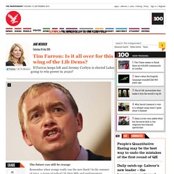 Tim Farron: Is it all over for this classical liberal wing of the Lib Dems? - Jane Merrick - Commentators - The Independent