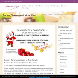 Jeu des Commerçants de la Rue Caviale – Aroma Zen Figeac