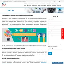 E-commerce Website Development – An Essential Approach for Business Growth