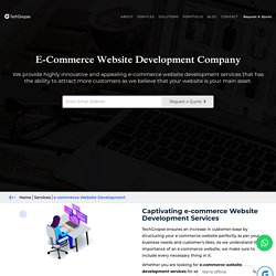 Best E-Commerce Website Development Company