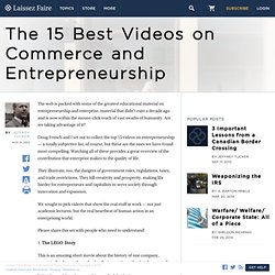 The Best 15 Videos on Commerce and Entrepreneurship