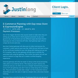 E-Commerce Planning with Exp:resso Store & ExpressionEngine // Blog // Justin Long // ExpressionEngine Expert