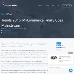 Trends 2016: M-Commerce Finally Goes Mainstream