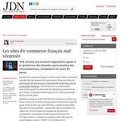 Les sites d'e-commerce français mal sécurisés