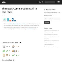 The Best E-Commerce Icons All In One Place
