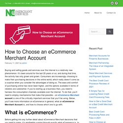eCommerce Merchant Account