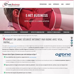 Ogone e-commerce: Paiement sécurisé sur Internet pour e-business