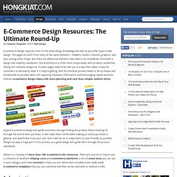 E-Commerce Design Resources: The Ultimate Round-Up