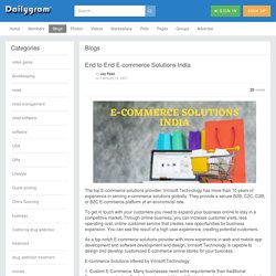 End to End E-commerce Solutions India » Dailygram ... The Business Network