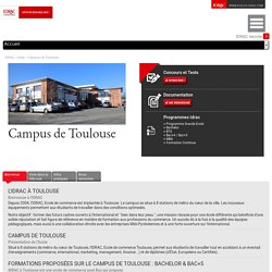 Ecole de commerce Toulouse : BTS, Bachelor, Bac+5 - IDRAC