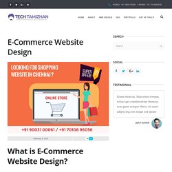 E-Commerce Website Design