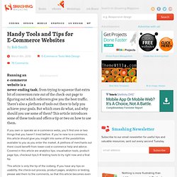 Handy Tools and Tips for E-Commerce Websites - Smashing Magazine
