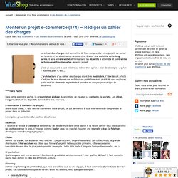 » Monter un projet e-commerce (1/4) – Rédiger un cahier des charges