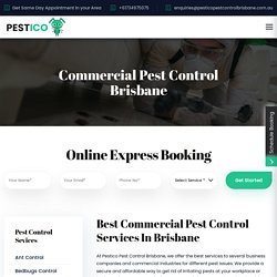 Get Reasonable Yet Efficient Commercial Pest Control Services across Brisbane