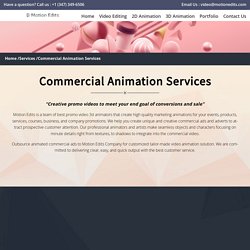 TV Commercial Animation Services