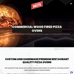 Premium Quality Commercial Wood Fired Pizza Ovens - Polito Woodfire
