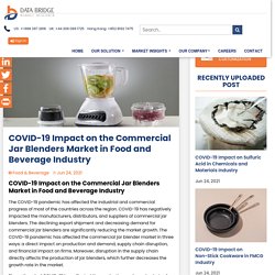COVID-19 Impact on the Commercial Jar Blenders Market in Food and Beverage Industry
