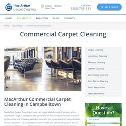 MacArthur Carpet Cleaning : Book for Offices & Commercial Carpet Cleaning in Campbelltown