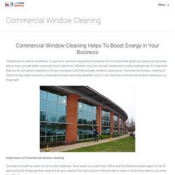 Commercial Window Cleaning – HD Clean