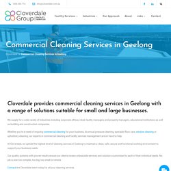 Cleaning Facilities Services Geelong