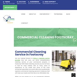 Commercial Cleaning Services in Footscray - Get Best at Your Budget