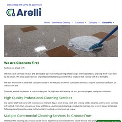 Renowned Janitorial Cleaning Service- Arelli Cleaning
