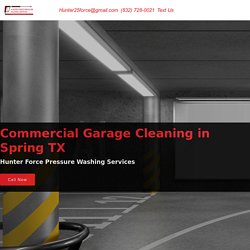 Commercial Garage Cleaning in Spring TX
