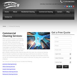 commercial cleaning services Toronto