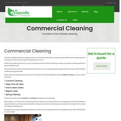 Commercial Cleaning Services Nairn
