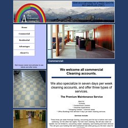 Commercial Cleaning and Construction Clean up Services Anchorage