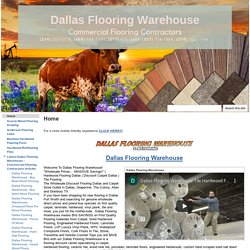 Dallas Flooring Warehouse - Commercial Flooring Contractors