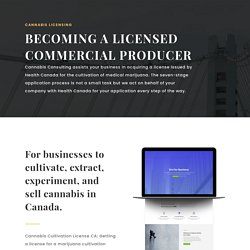 Get Commercial Cannabis Cultivation License CA