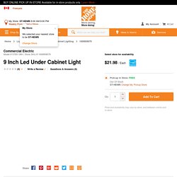 Commercial Electric 9 Inch Led Under Cabinet Light